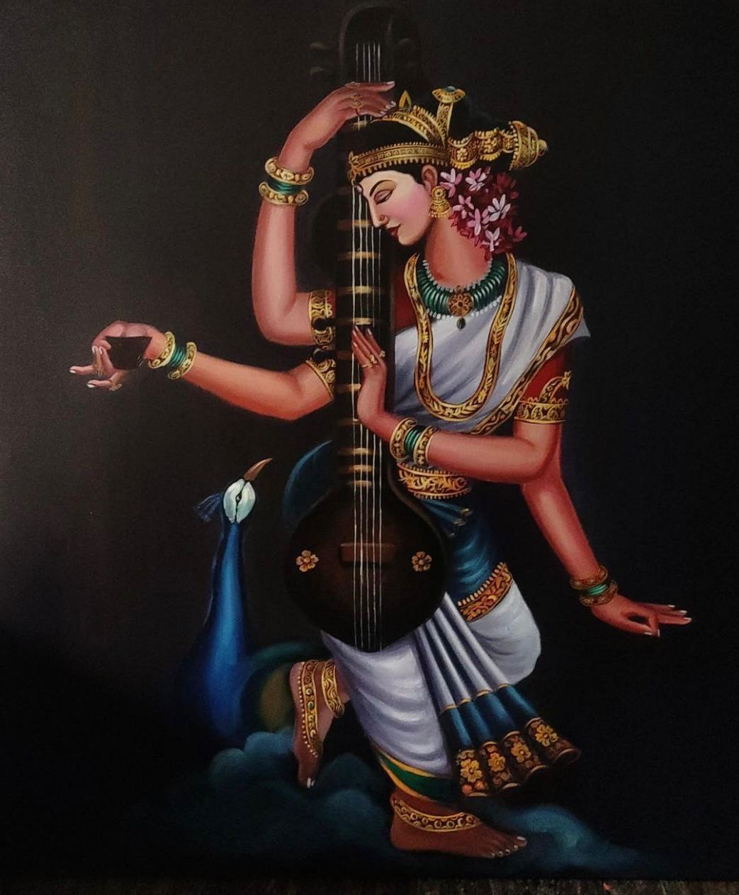 Grace in Melody – Divine Goddess Artwork